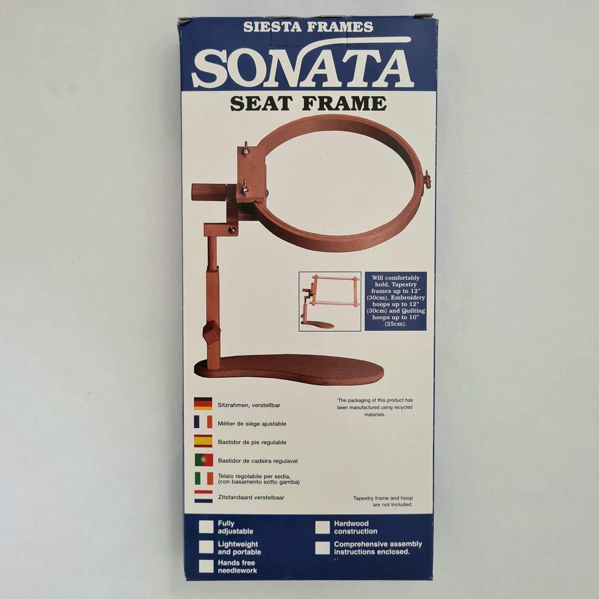Paraffle Embroidery Supplies &amp; Accessories Sonata Seat Frame