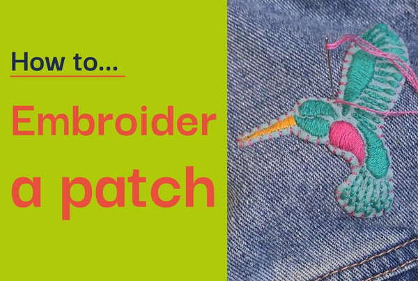 How to Make an Embroidered Patch | Paraffle Embroidery