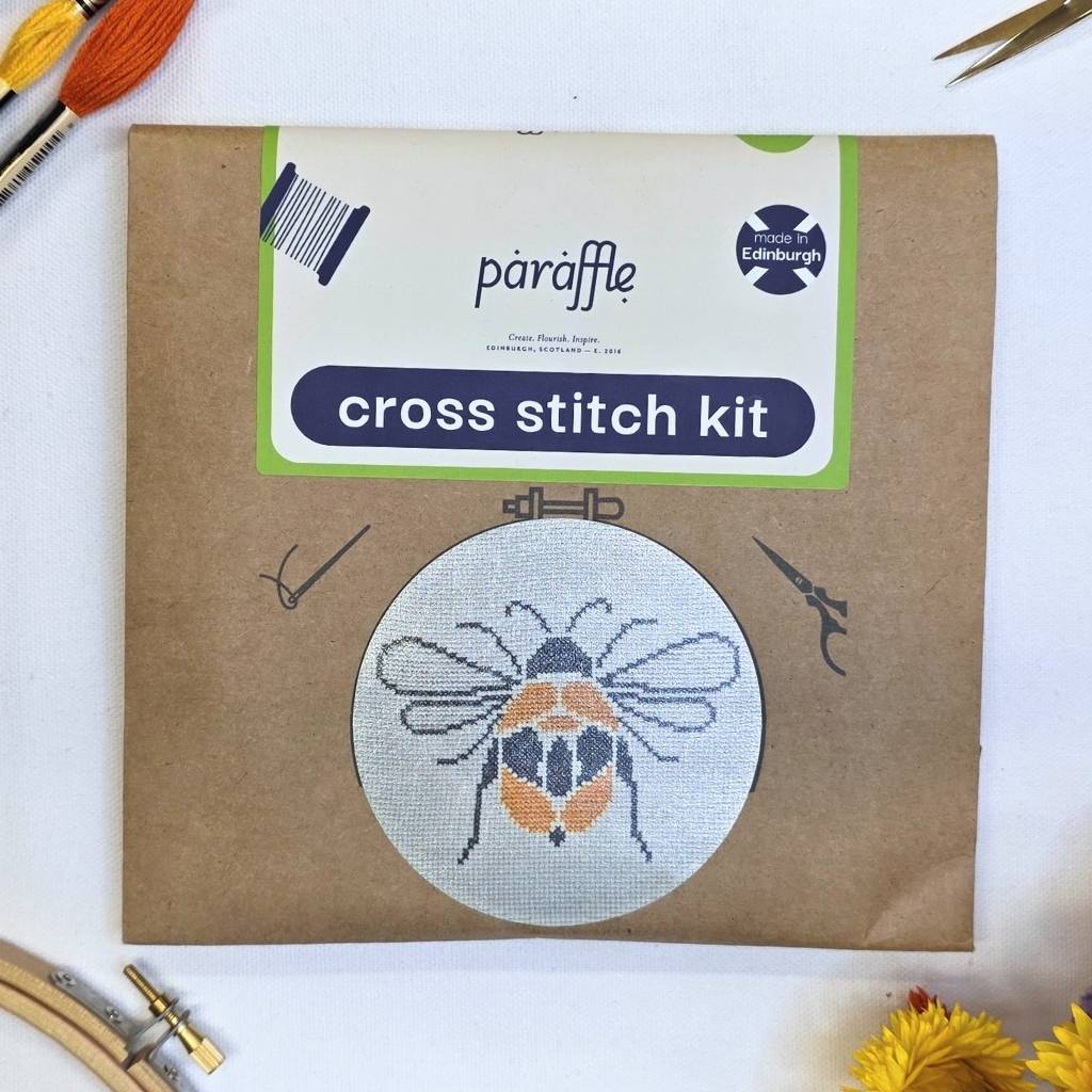 Paisley Bee Cross Stitch Kit