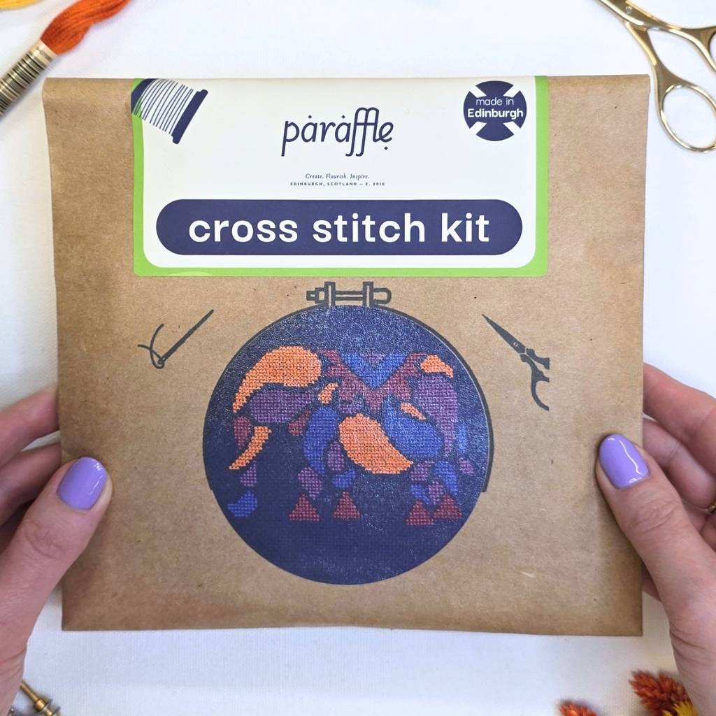 Paisley Elephant Cross Stitch Kit