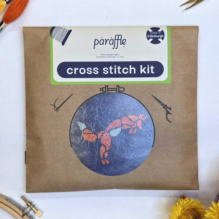 Paisley Fox Cross Stitch Kit