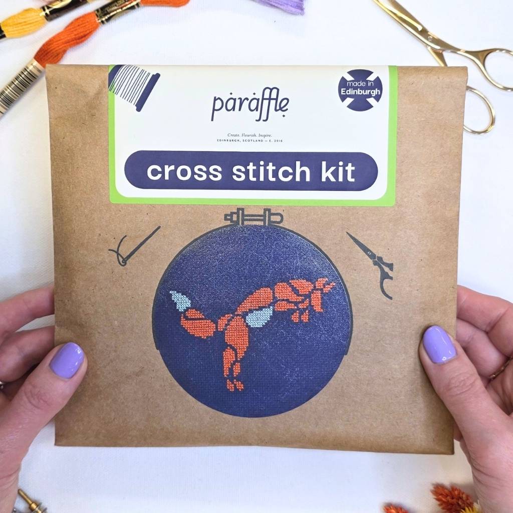 Paisley Fox Cross Stitch Kit