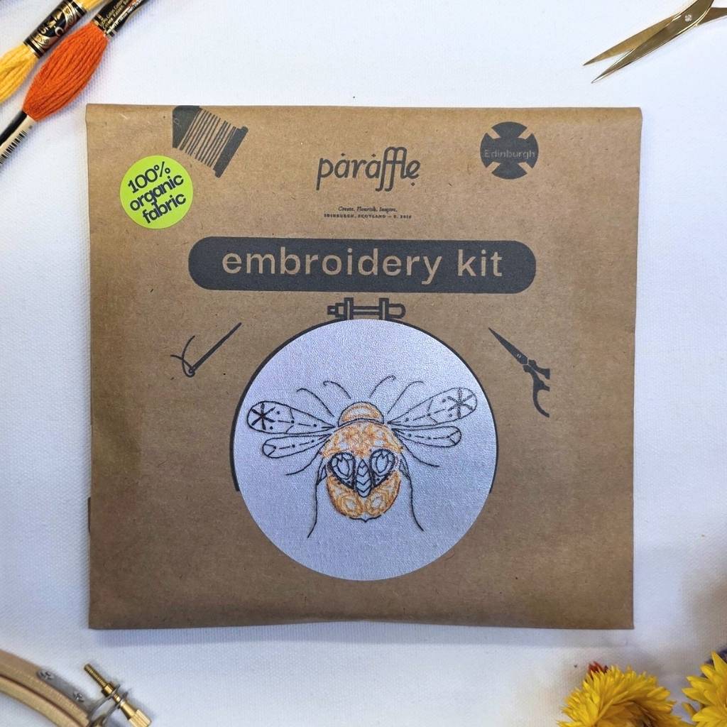 6 Inch Paisley Bee Hoop Kit