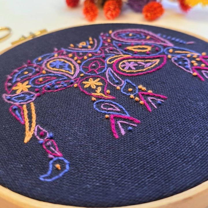 6 Inch Paisley Elephant Hoop Kit