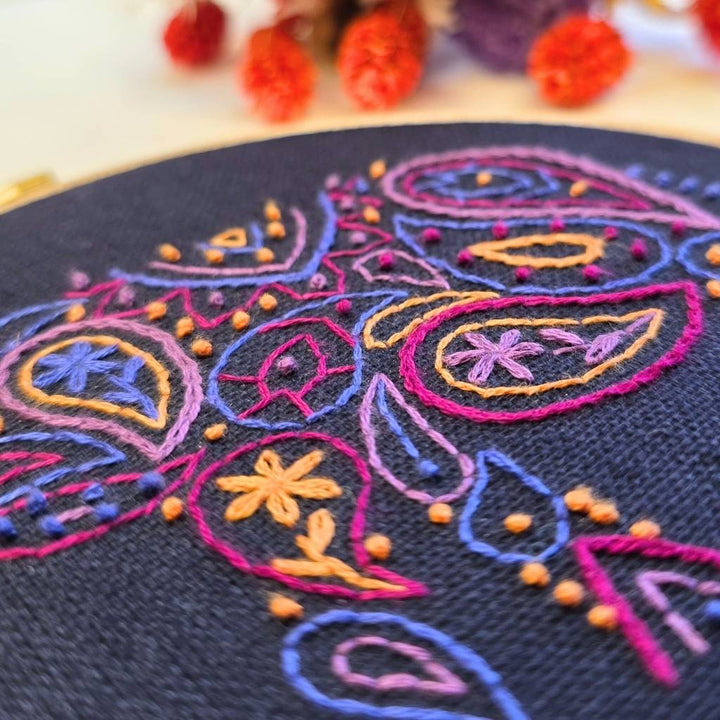 6 Inch Paisley Elephant Hoop Kit