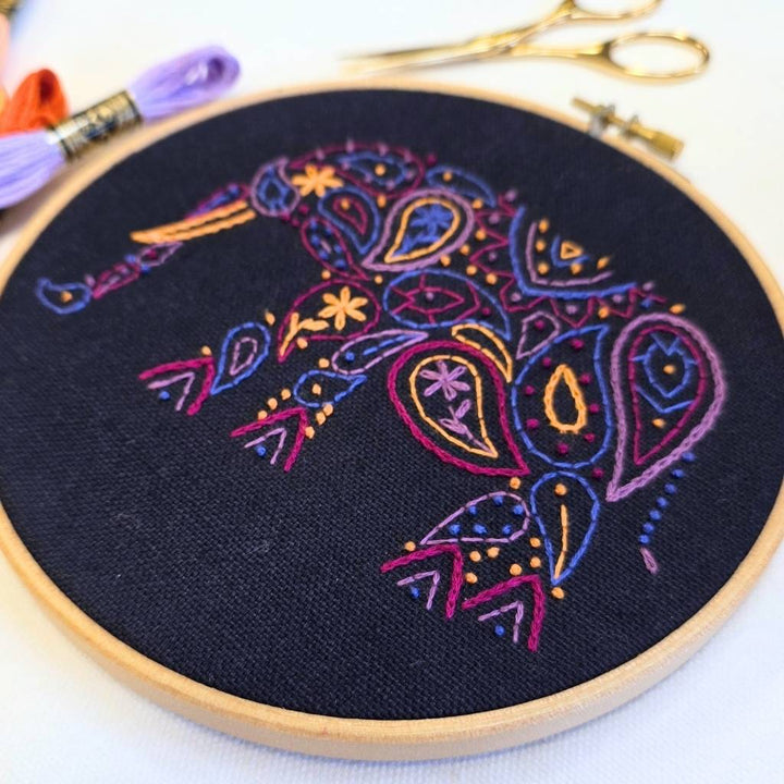6 Inch Paisley Elephant Hoop Kit