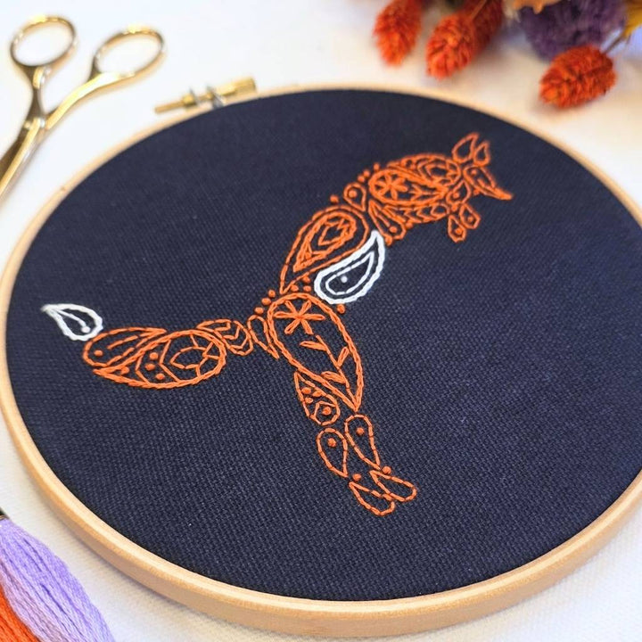 6 Inch Paisley Fox Hoop Kit