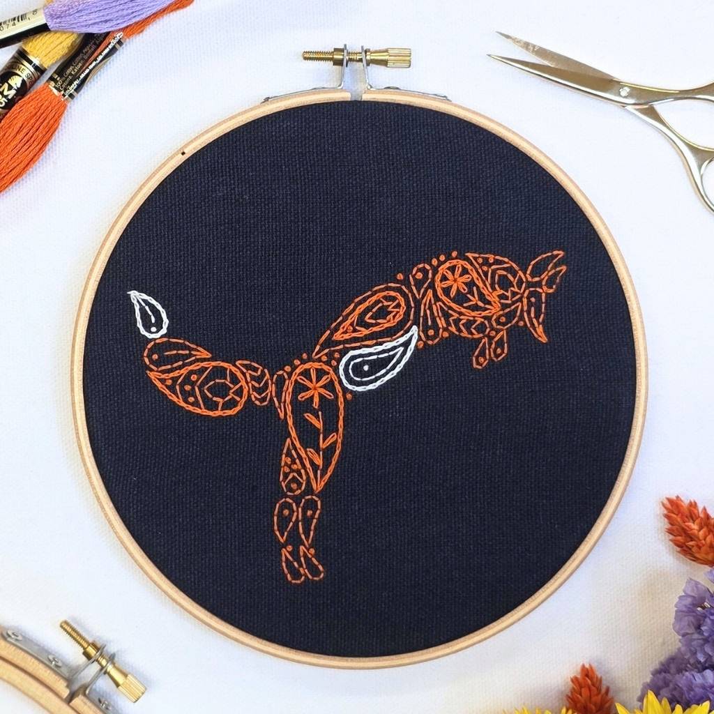 6 Inch Paisley Fox Hoop Kit
