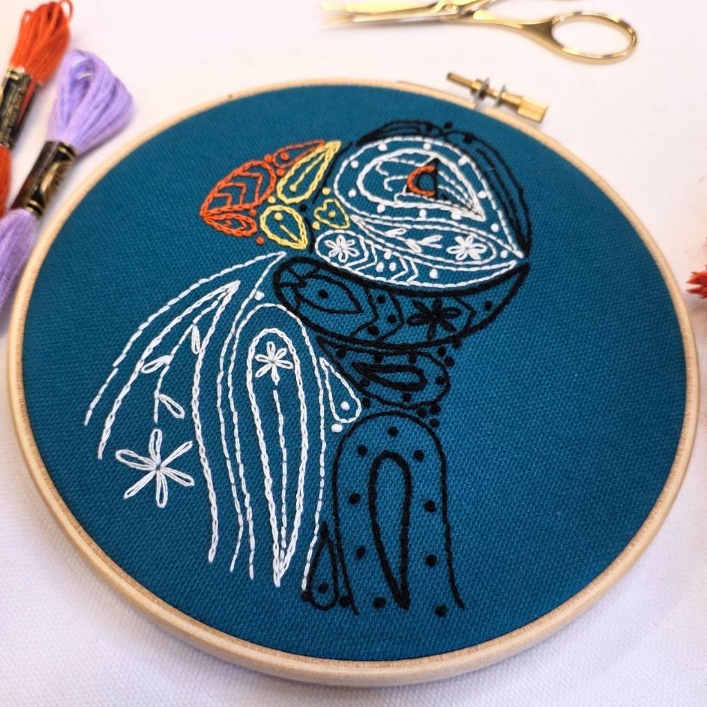 6 Inch Paisley Puffin Hoop Kit