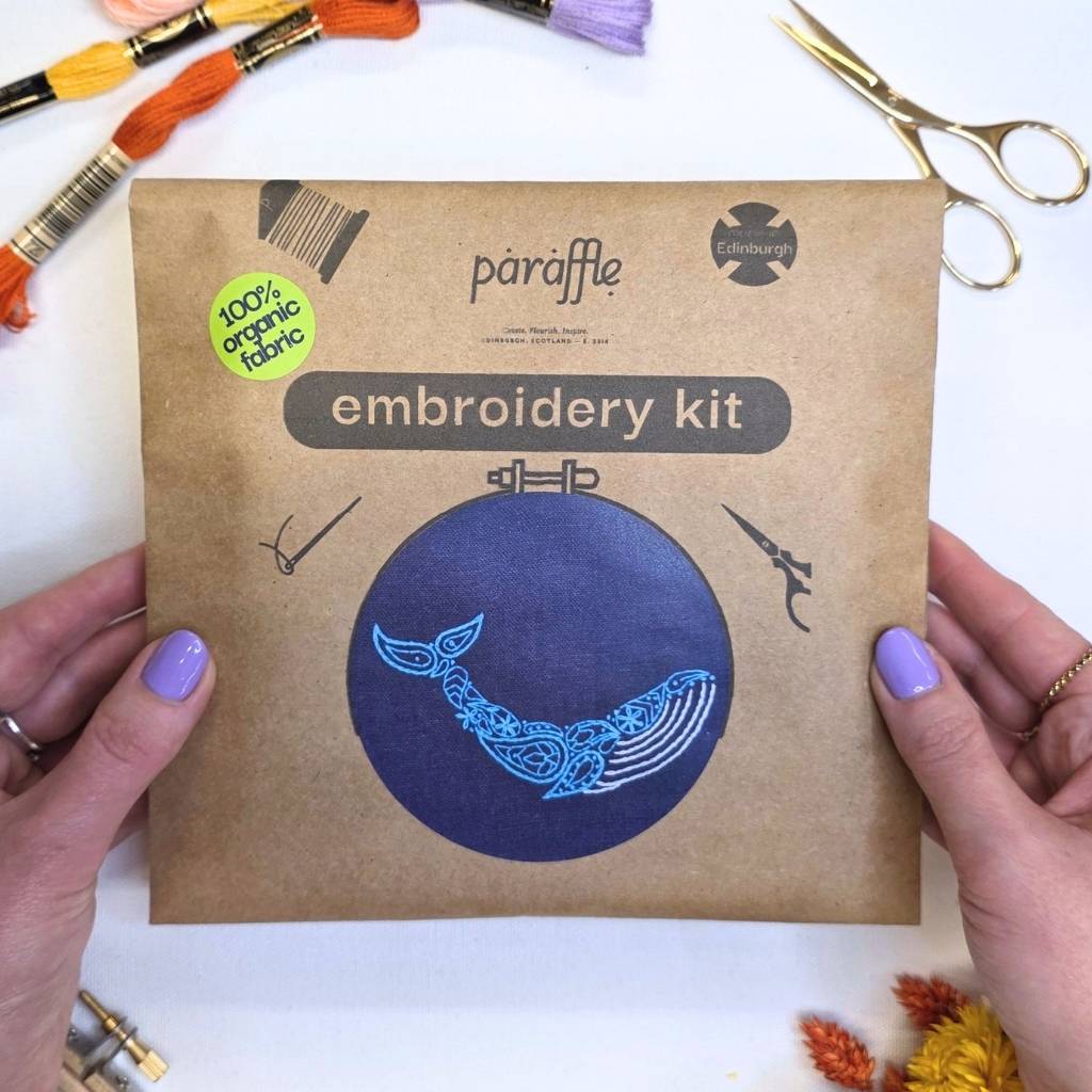 6 Inch Paisley Whale Hoop Kit