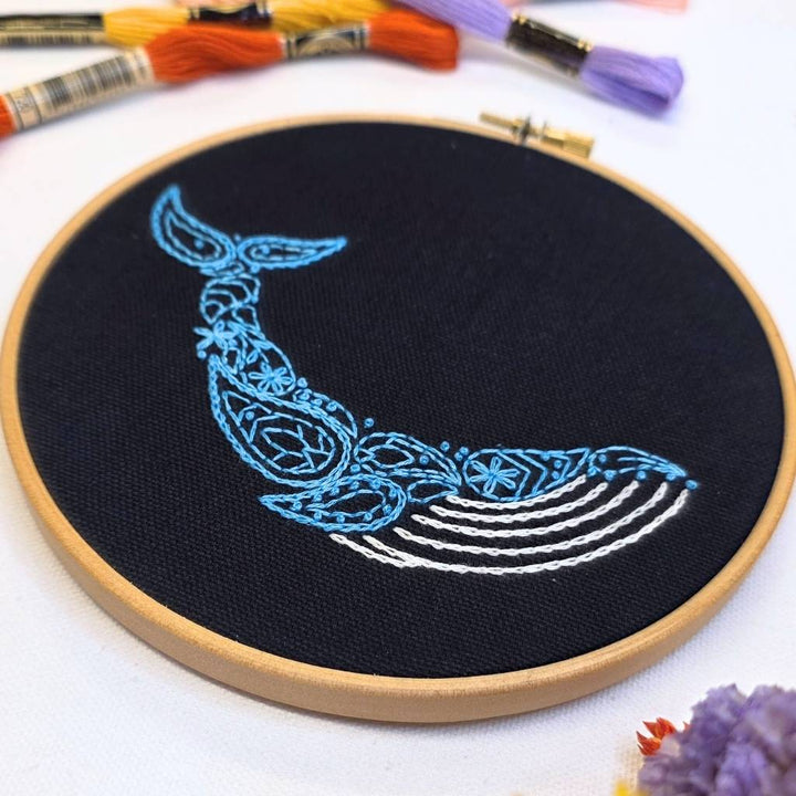 6 Inch Paisley Whale Hoop Kit