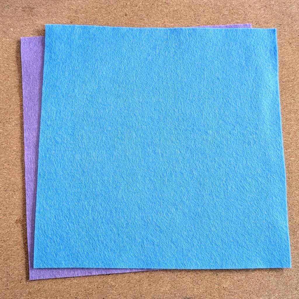 Wool-Blend Felt (Blue)