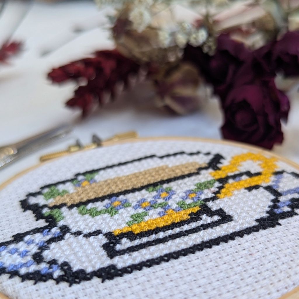 Teacup Cross Stitch Kit