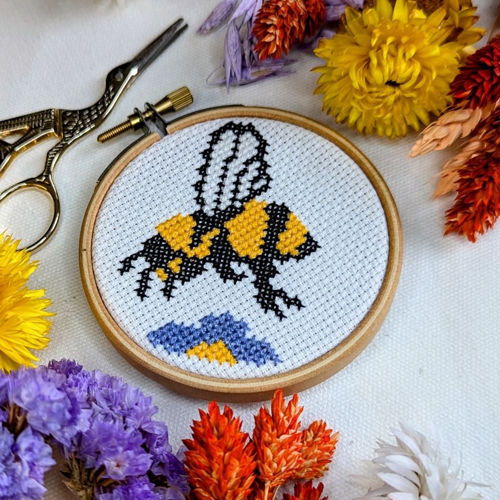 Bee Cross Stitch Kit