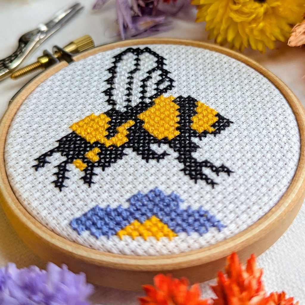 Bee Cross Stitch Kit