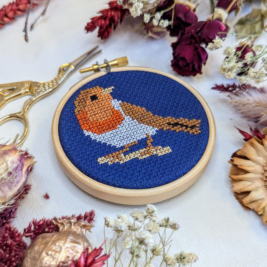 Robin Cross Stitch Kit