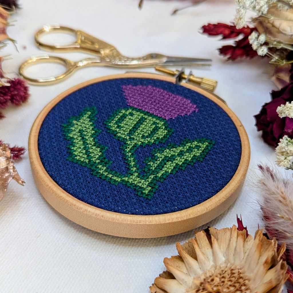 Thistle Cross Stitch Kit