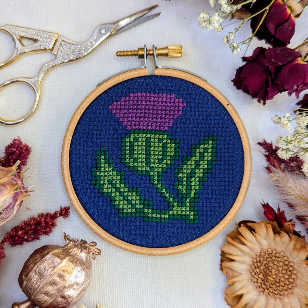 Thistle Cross Stitch Kit