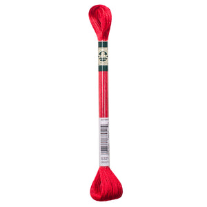 One skein of DMC Mouliné Satin Stranded Rayon thread Colour code S321