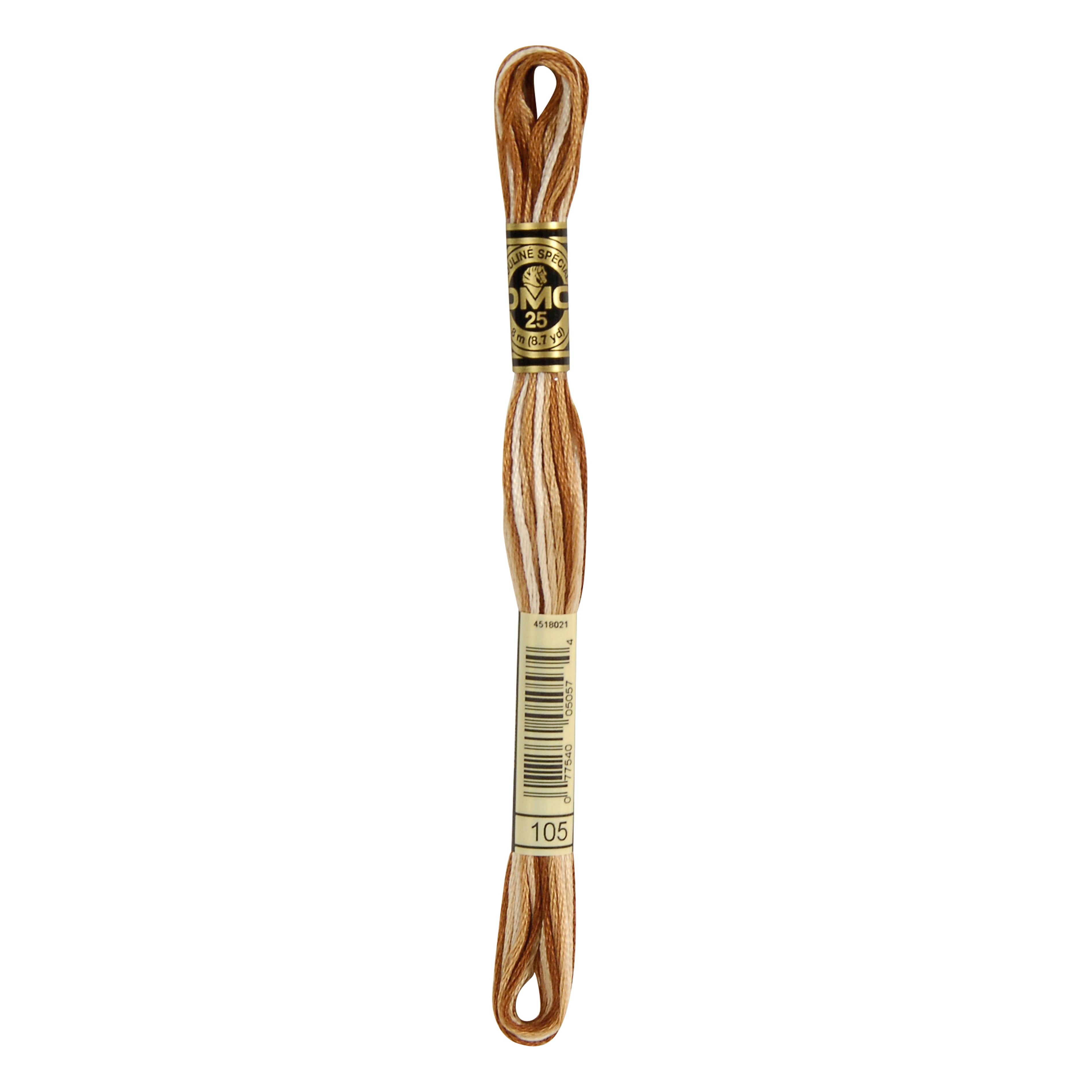 One skein of DMC Mouliné Stranded Cotton thread Colour code 105