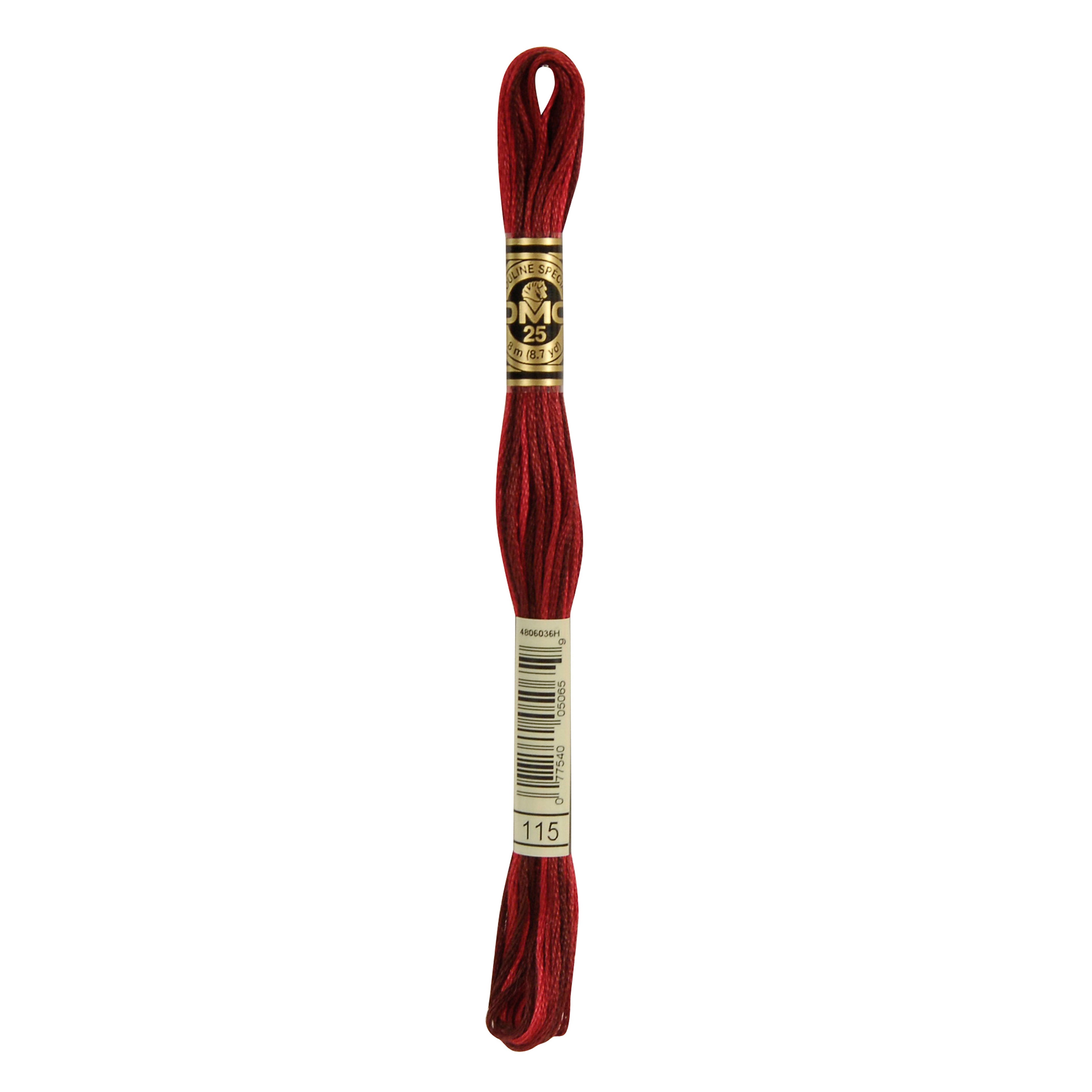 One skein of DMC Mouliné Stranded Cotton thread Colour code 115