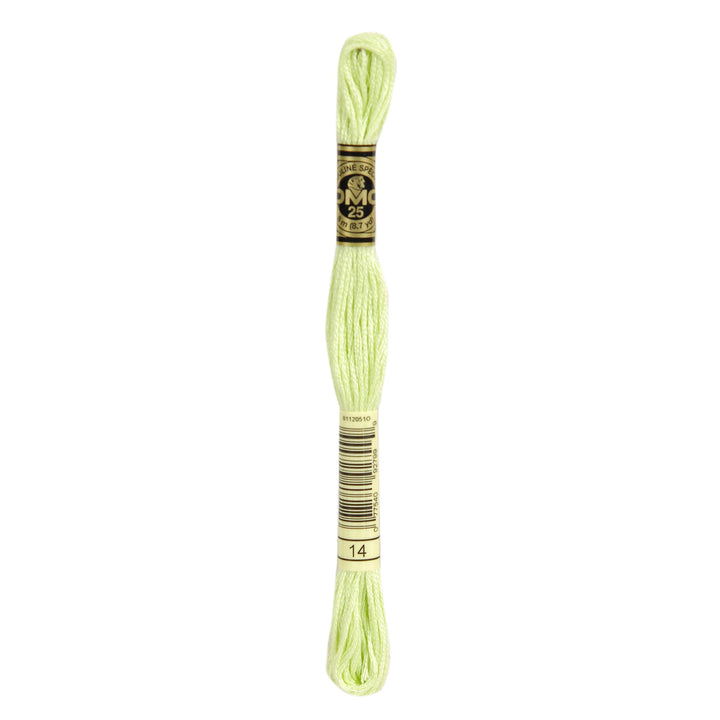 One skein of DMC Mouliné Stranded Cotton thread Colour code 14