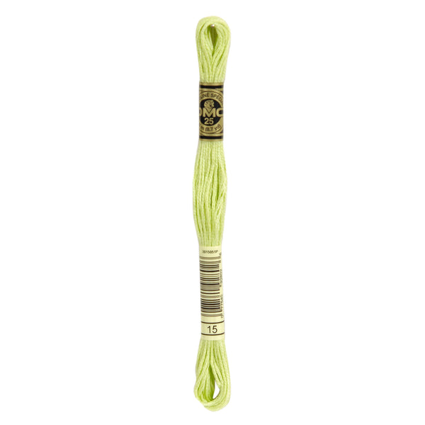 One skein of DMC Mouliné Stranded Cotton thread Colour code 15