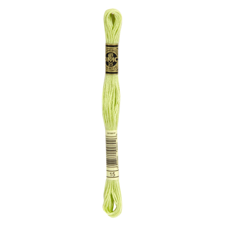 One skein of DMC Mouliné Stranded Cotton thread Colour code 15