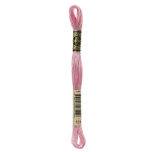 One skein of DMC Mouliné Stranded Cotton thread Colour code 151