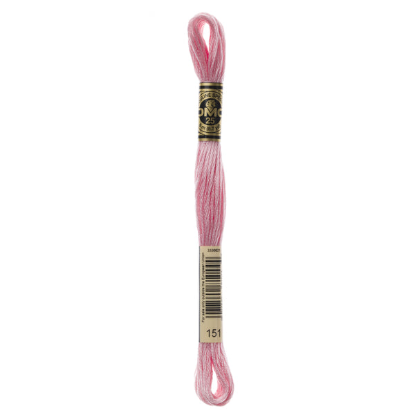 One skein of DMC Mouliné Stranded Cotton thread Colour code 151