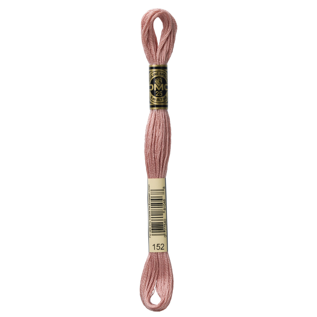 One skein of DMC Mouliné Stranded Cotton thread Colour code 152