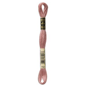 One skein of DMC Mouliné Stranded Cotton thread Colour code 152