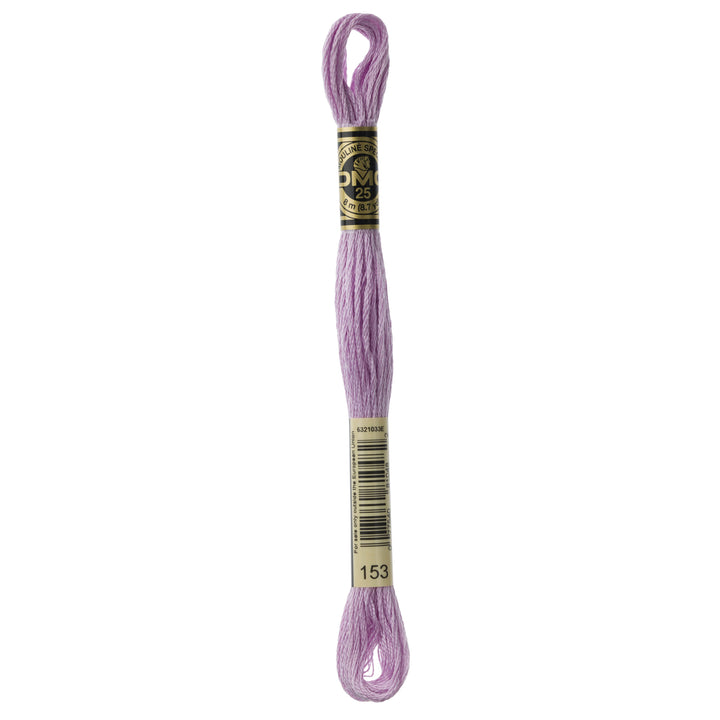 One skein of DMC Mouliné Stranded Cotton thread Colour code 153