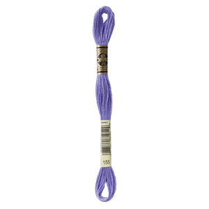 One skein of DMC Mouliné Stranded Cotton thread Colour code 155