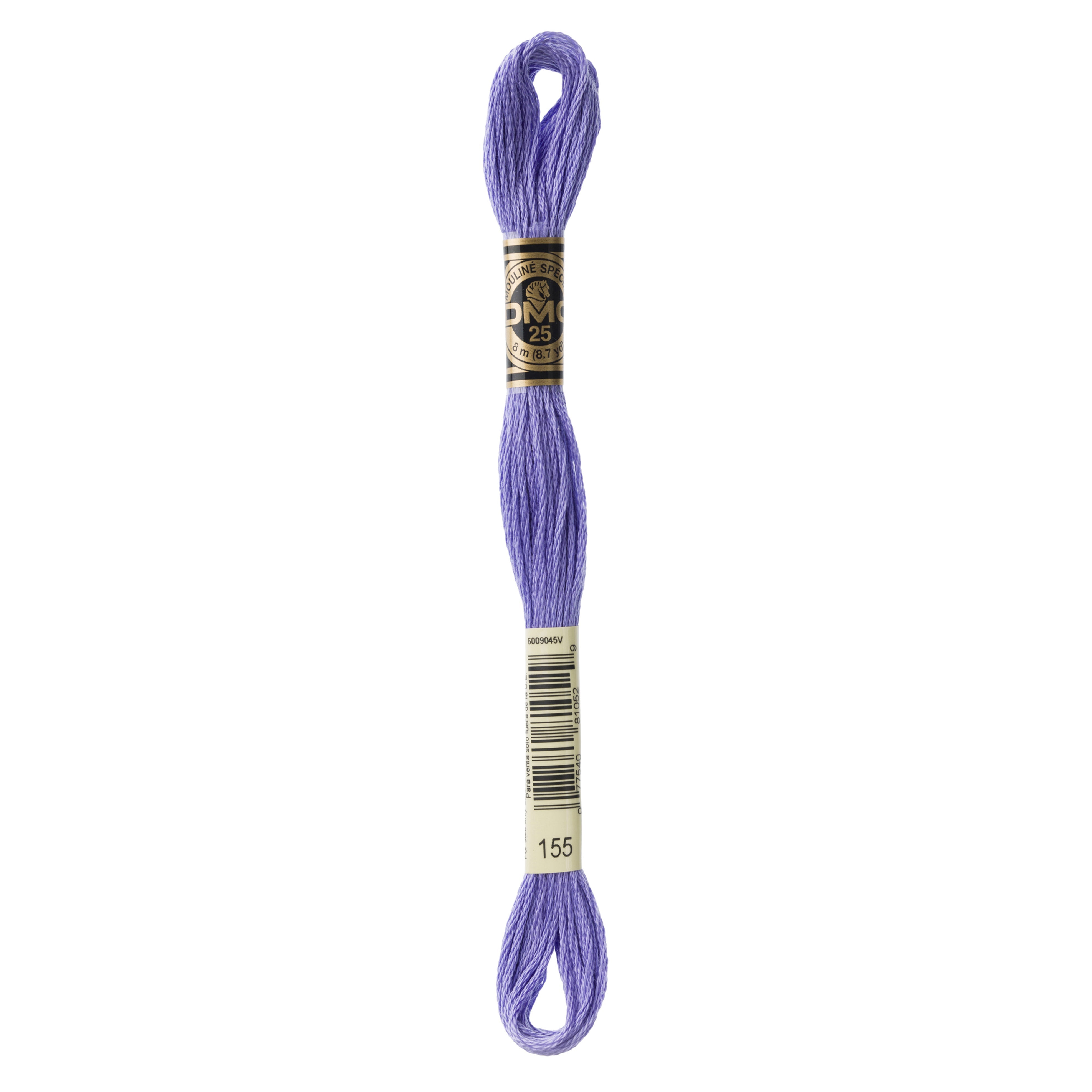 One skein of DMC Mouliné Stranded Cotton thread Colour code 155