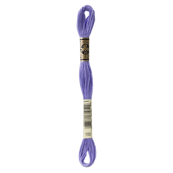 One skein of DMC Mouliné Stranded Cotton thread Colour code 155
