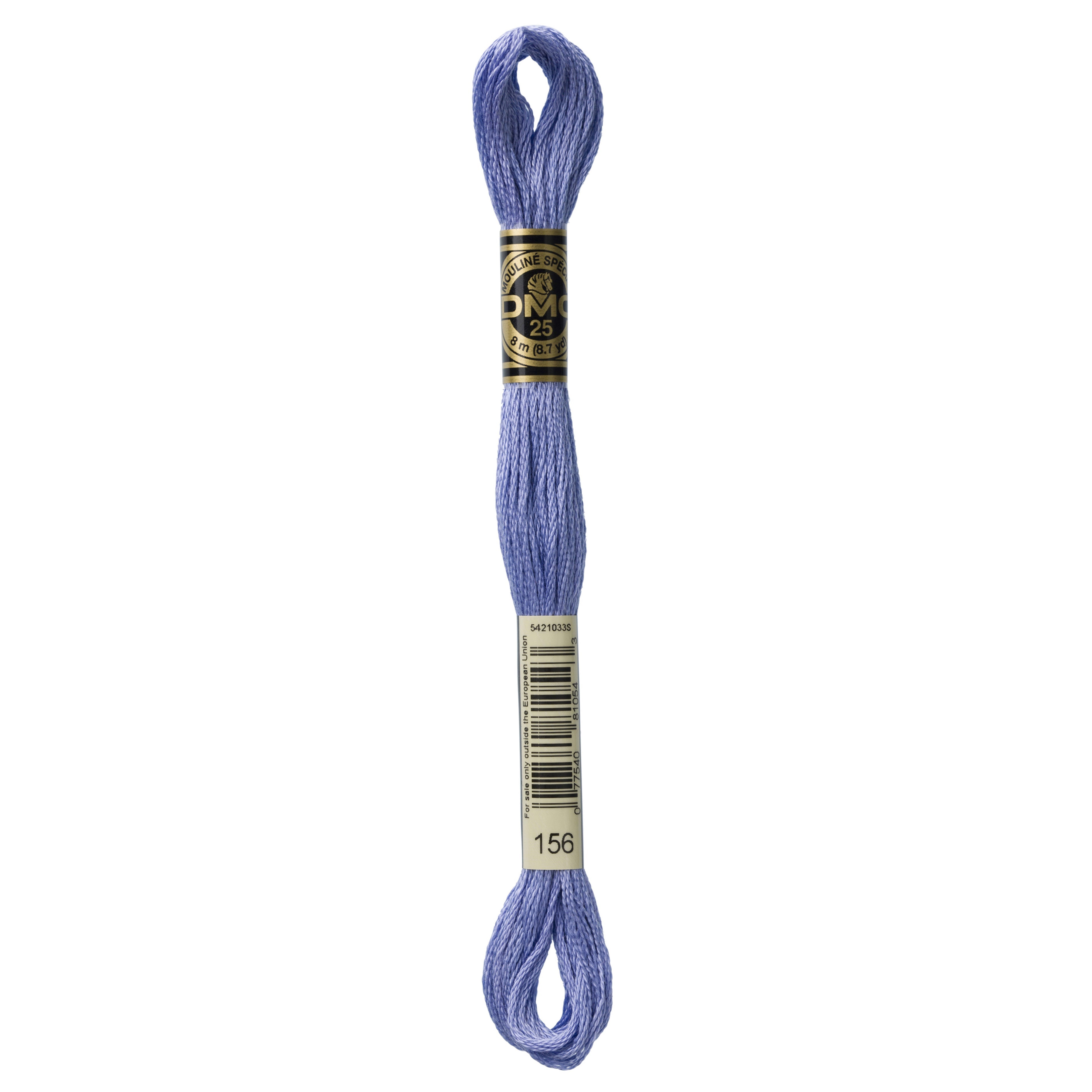 One skein of DMC Mouliné Stranded Cotton thread Colour code 156