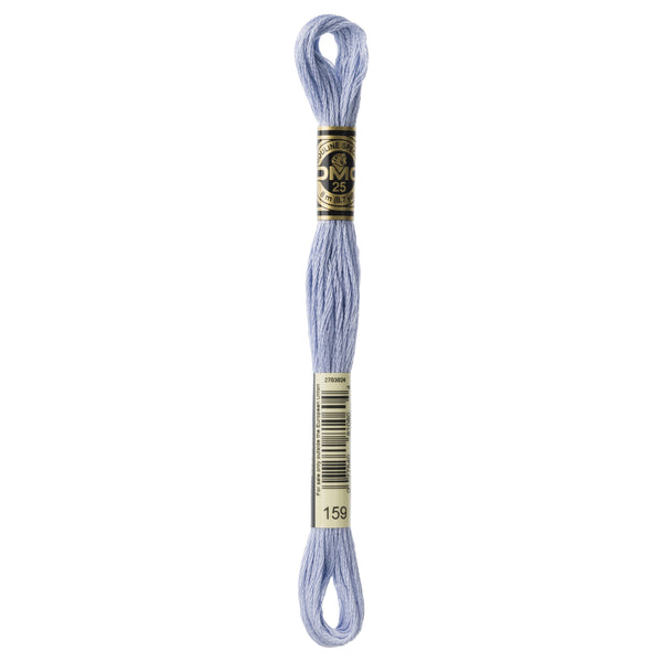 One skein of DMC Mouliné Stranded Cotton thread Colour code 159