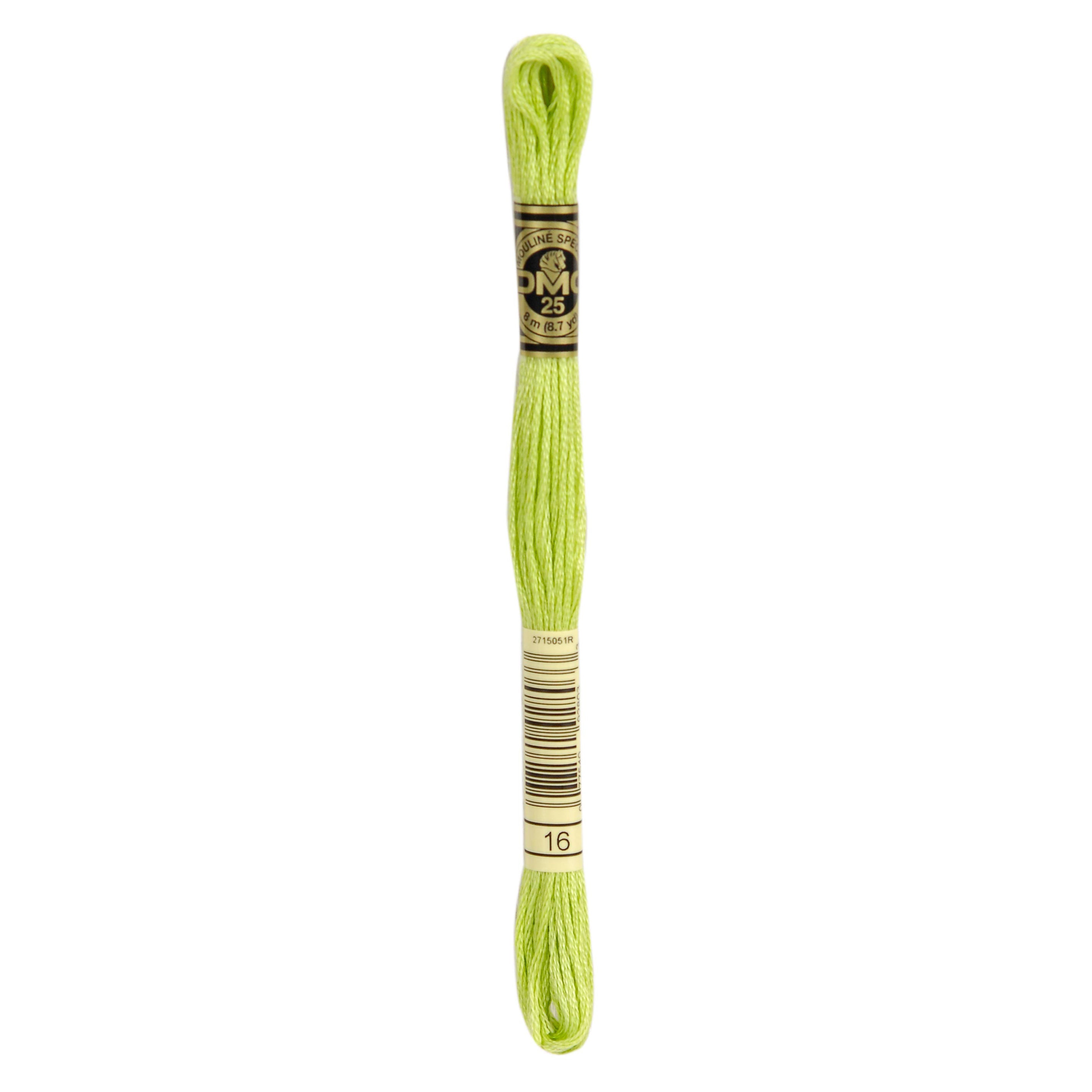 One skein of DMC Mouliné Stranded Cotton thread Colour code 16