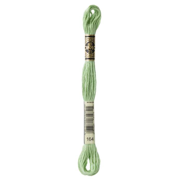 One skein of DMC Mouliné Stranded Cotton thread Colour code 164