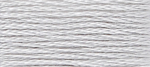 A colour swatch of DMC Mouliné Stranded Cotton thread Colour code 1