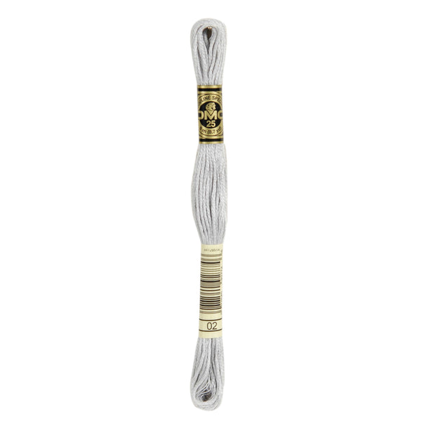 One skein of DMC Mouliné Stranded Cotton thread Colour code 2