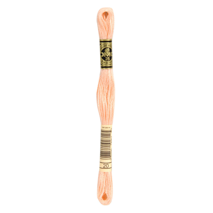 One skein of DMC Mouliné Stranded Cotton thread Colour code 20