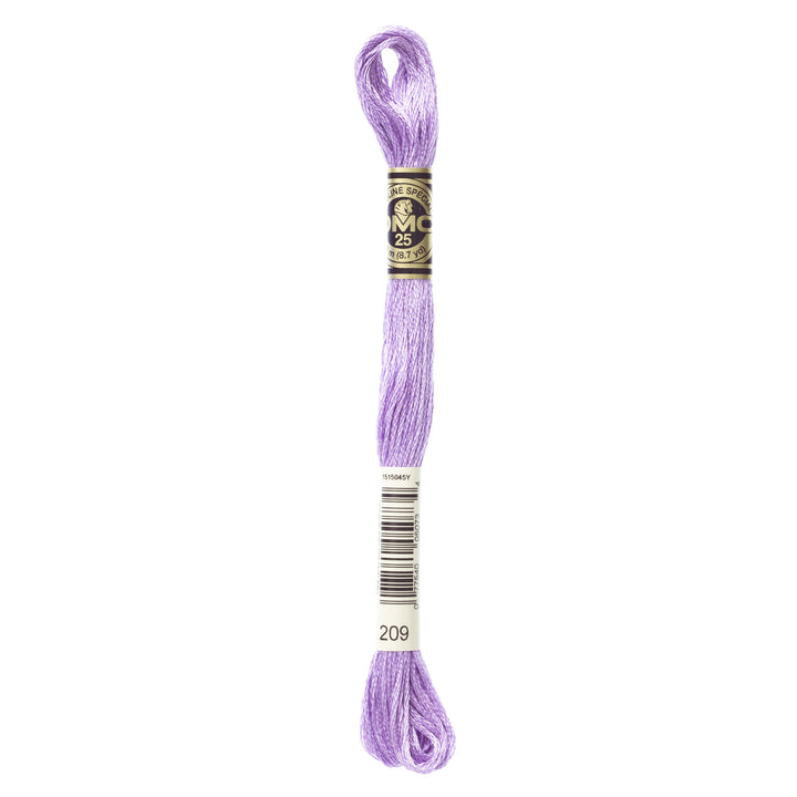 One skein of DMC Mouliné Stranded Cotton thread Colour code 209