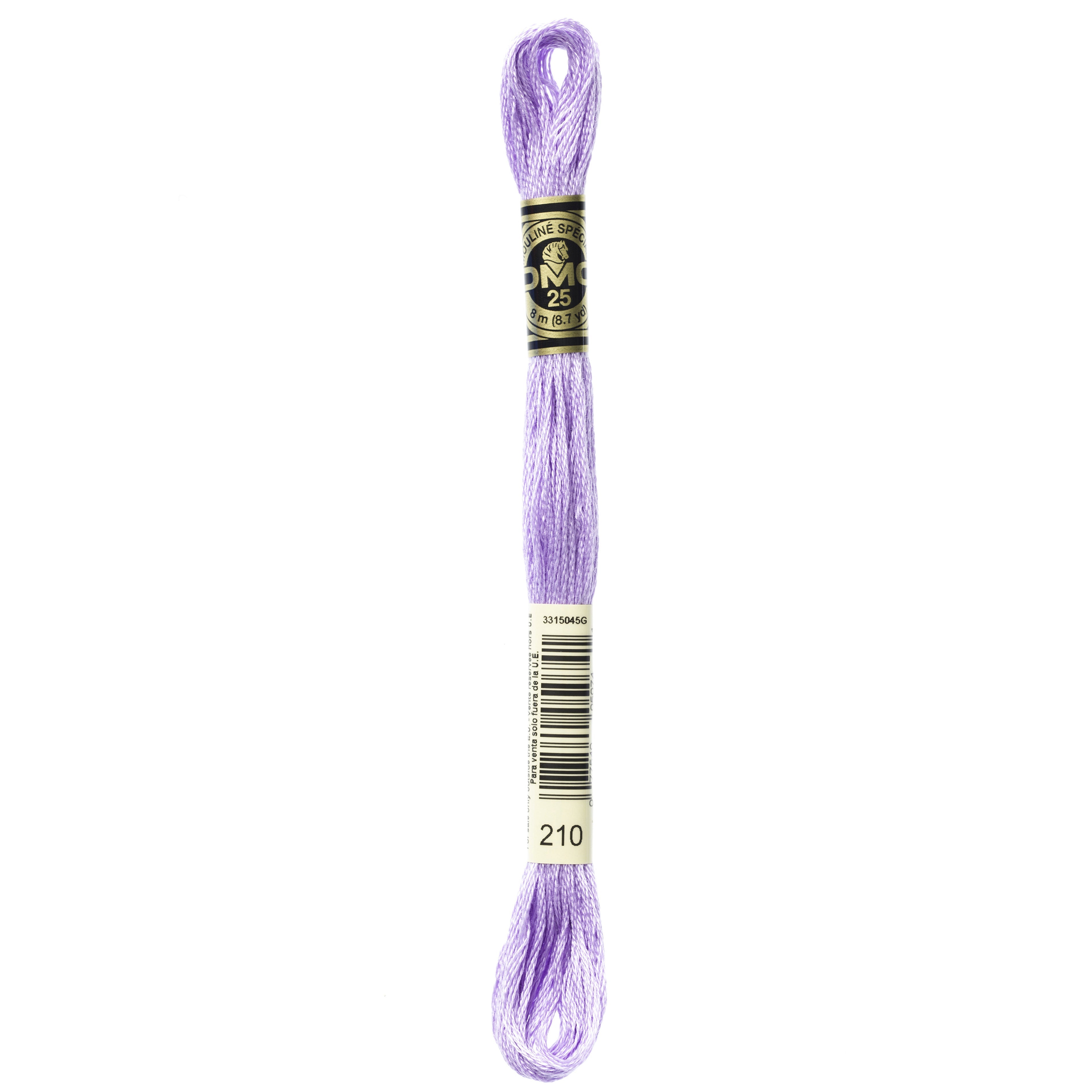 One skein of DMC Mouliné Stranded Cotton thread Colour code 210