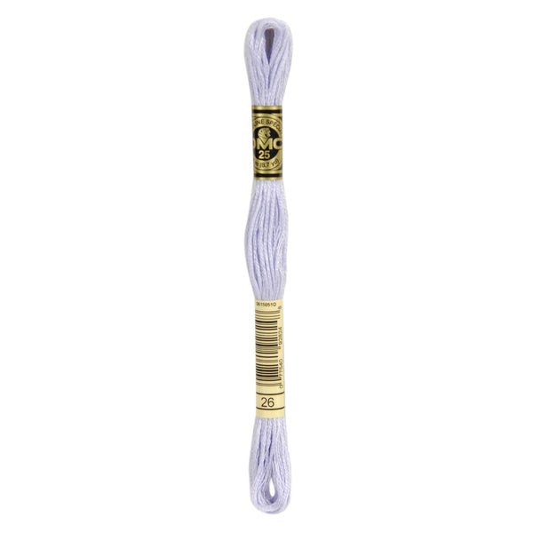 One skein of DMC Mouliné Stranded Cotton thread Colour code 26