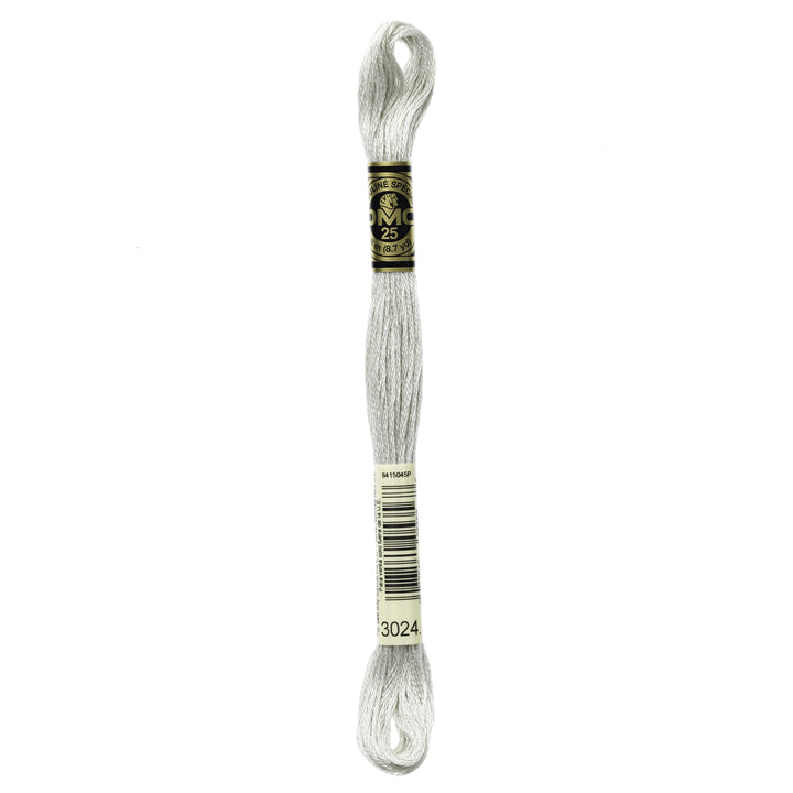 One skein of DMC Mouliné Stranded Cotton thread Colour code 3024