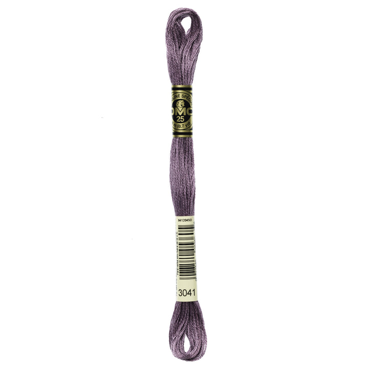 One skein of DMC Mouliné Stranded Cotton thread Colour code 3041
