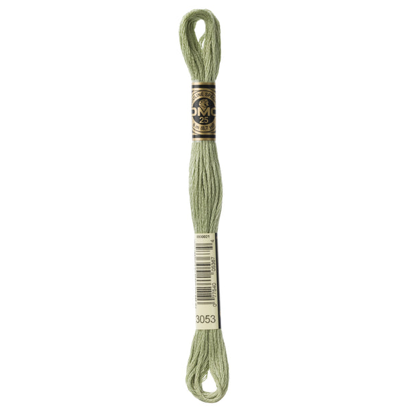 One skein of DMC Mouliné Stranded Cotton thread Colour code 3053