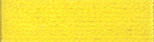A colour swatch of DMC Mouliné Stranded Cotton thread Colour code 307